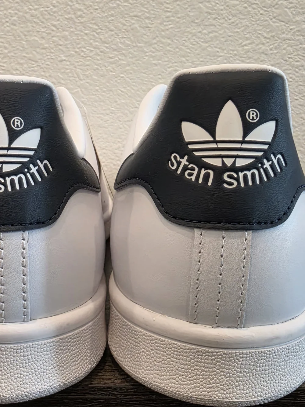 Adidas Stan Smith White Navy Blue M20325 Men's Size 12.5 New With Tags NWOB